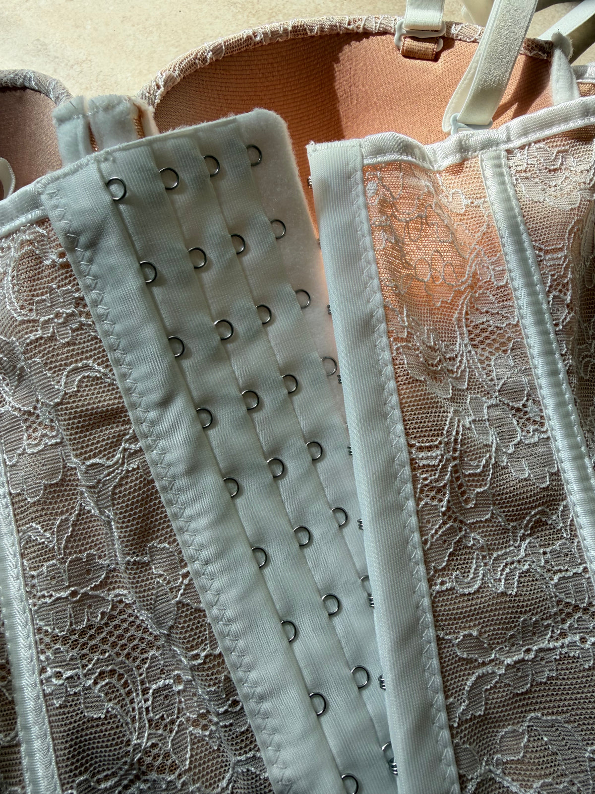 CORSET ENCAJE FLORAL