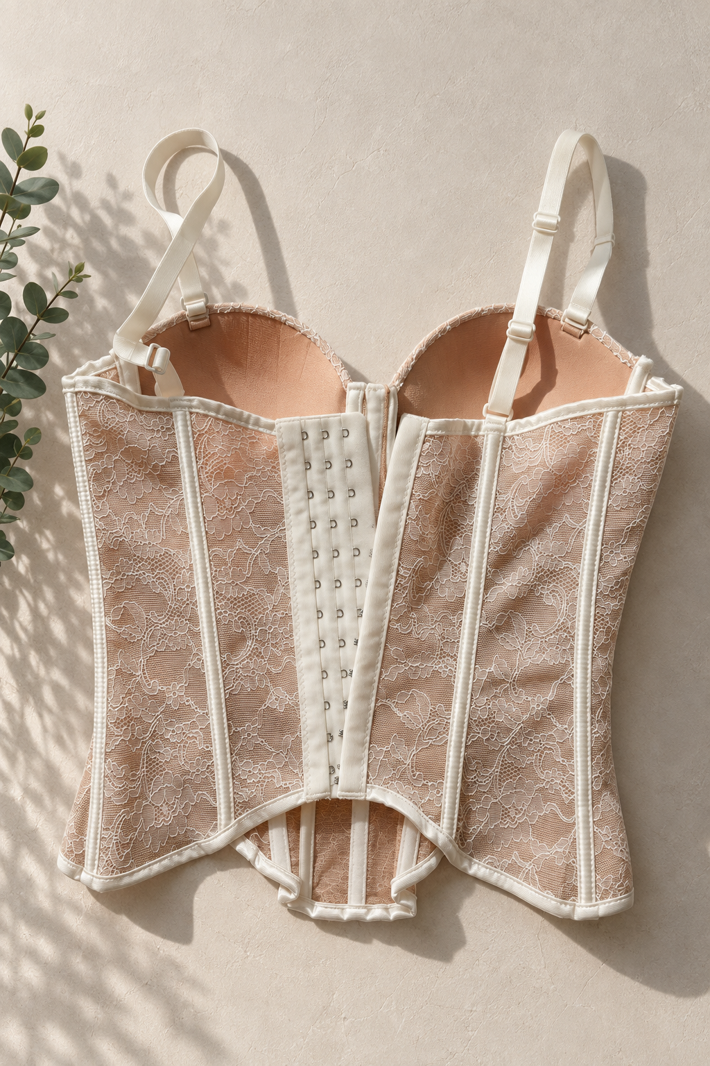 CORSET ENCAJE FLORAL