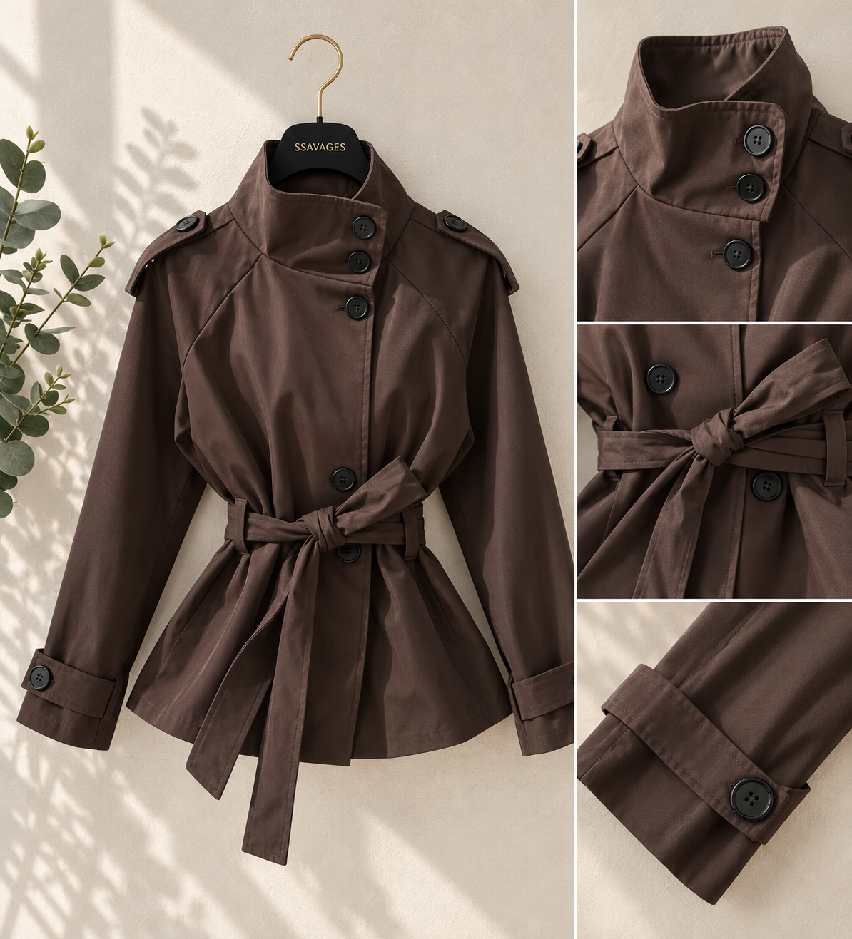 CHAQUETA TIPO TRENCH