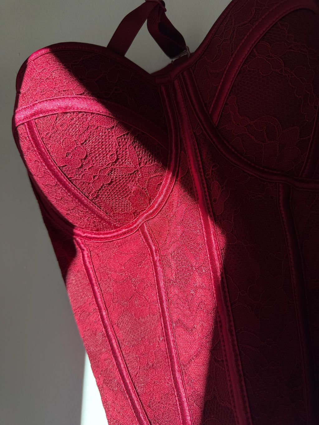 CORSET ENCAJE FLORAL