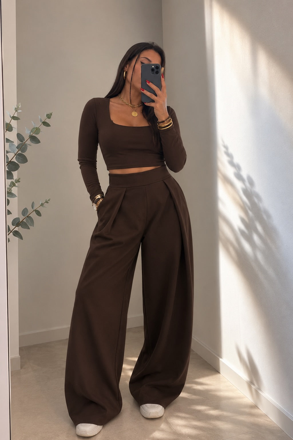 PANTALÓN RECTO PINZAS