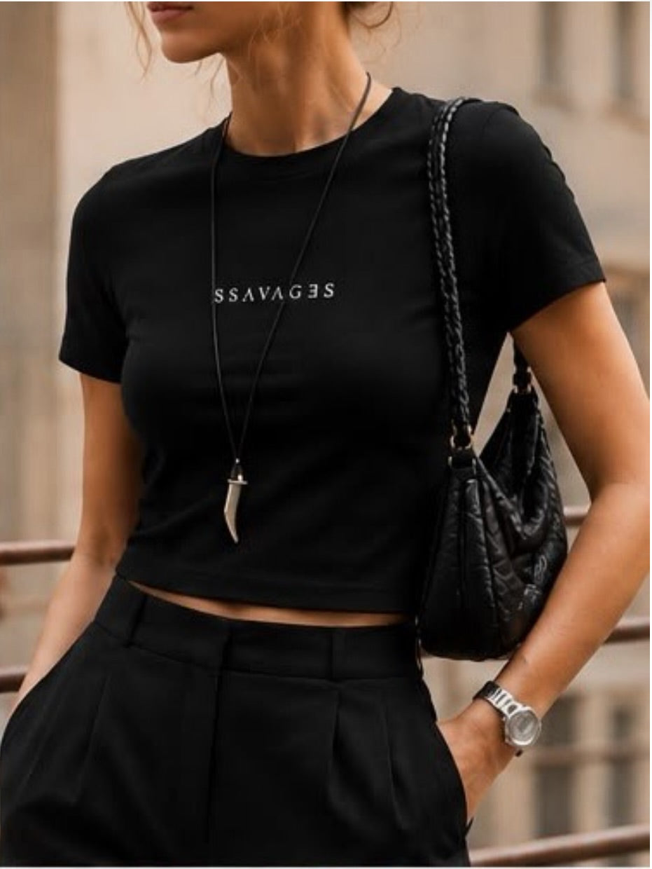 CAMISETA SSΛVΛGƎS