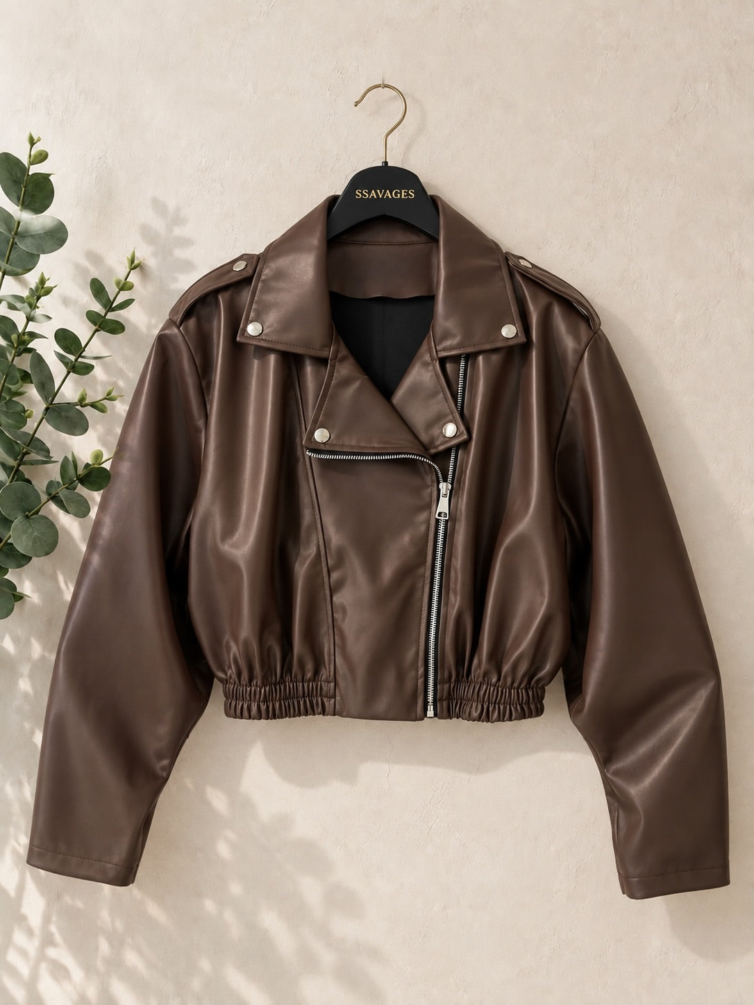 BOMBER CORTA EFECTO PIEL