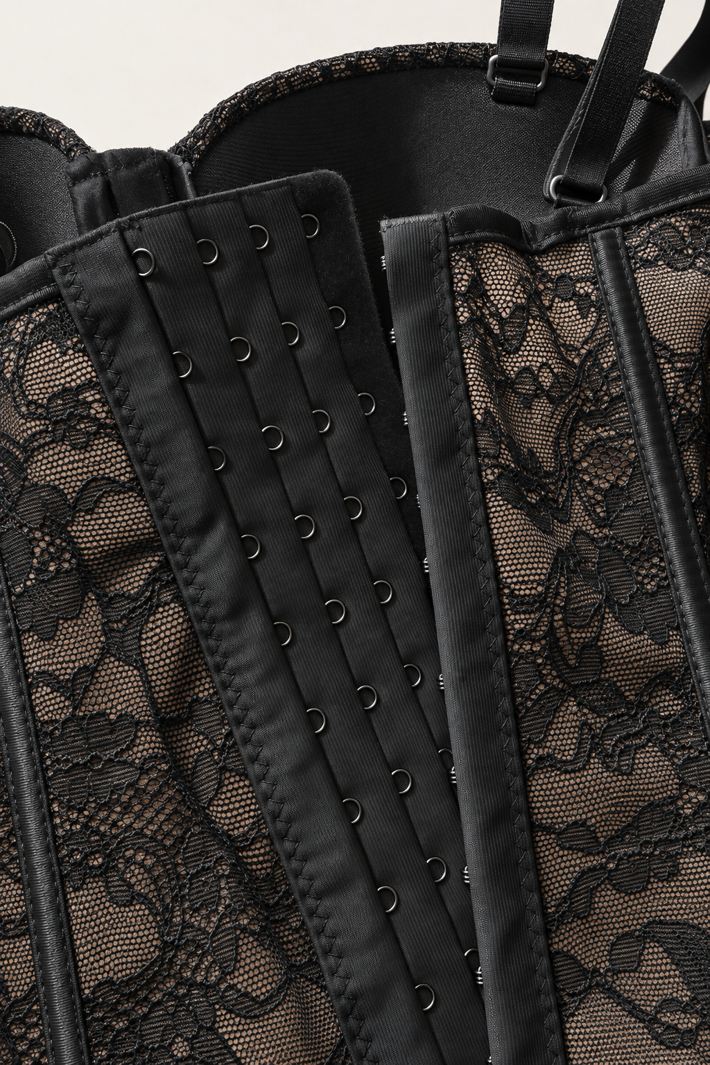 CORSET ENCAJE FLORAL