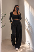 PANTALÓN RECTO PINZAS