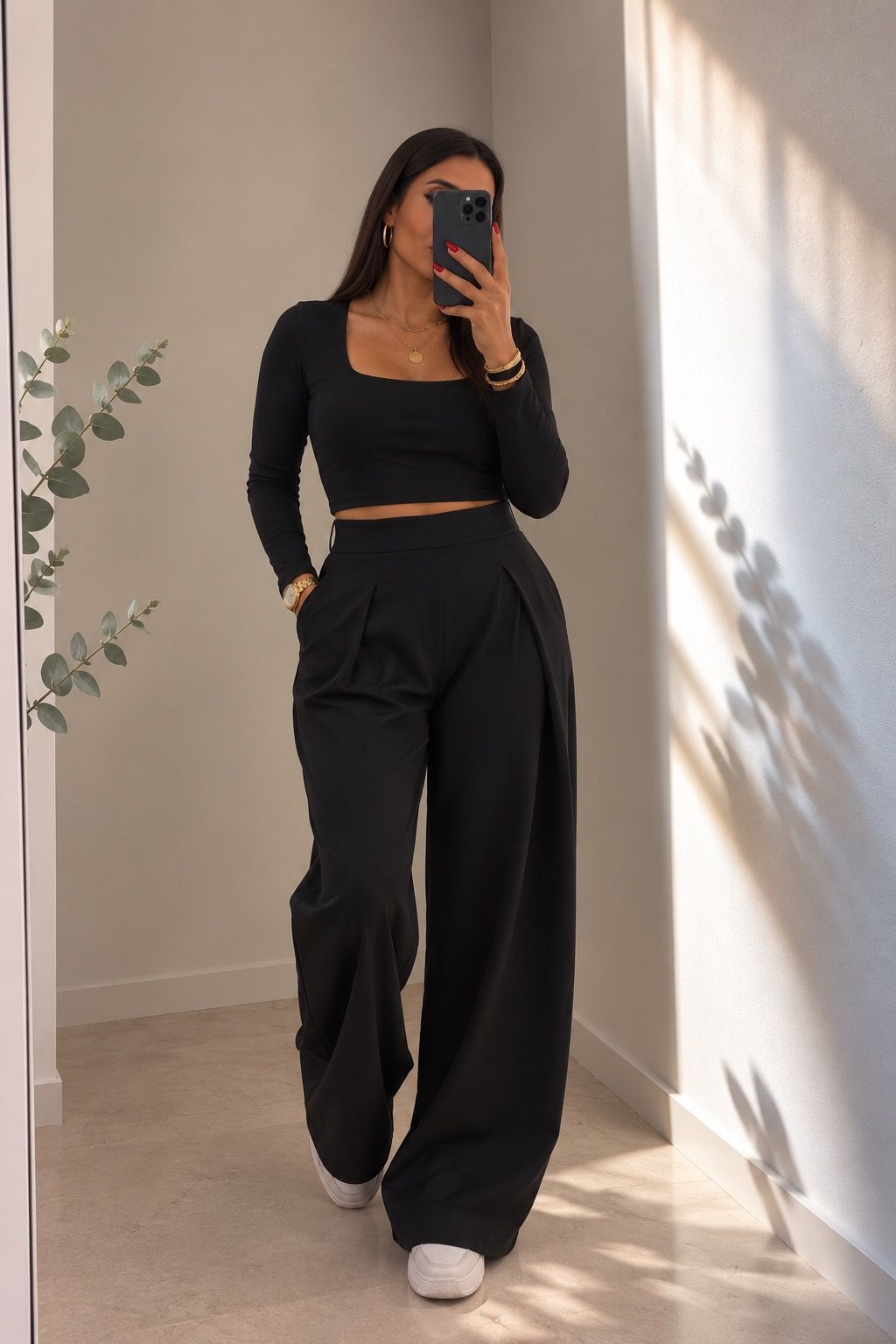PANTALÓN RECTO PINZAS