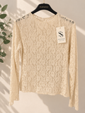 CAMISETA ENCAJE FLORAL