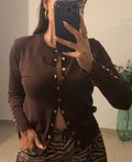 REBECA BOTONES DORADOS